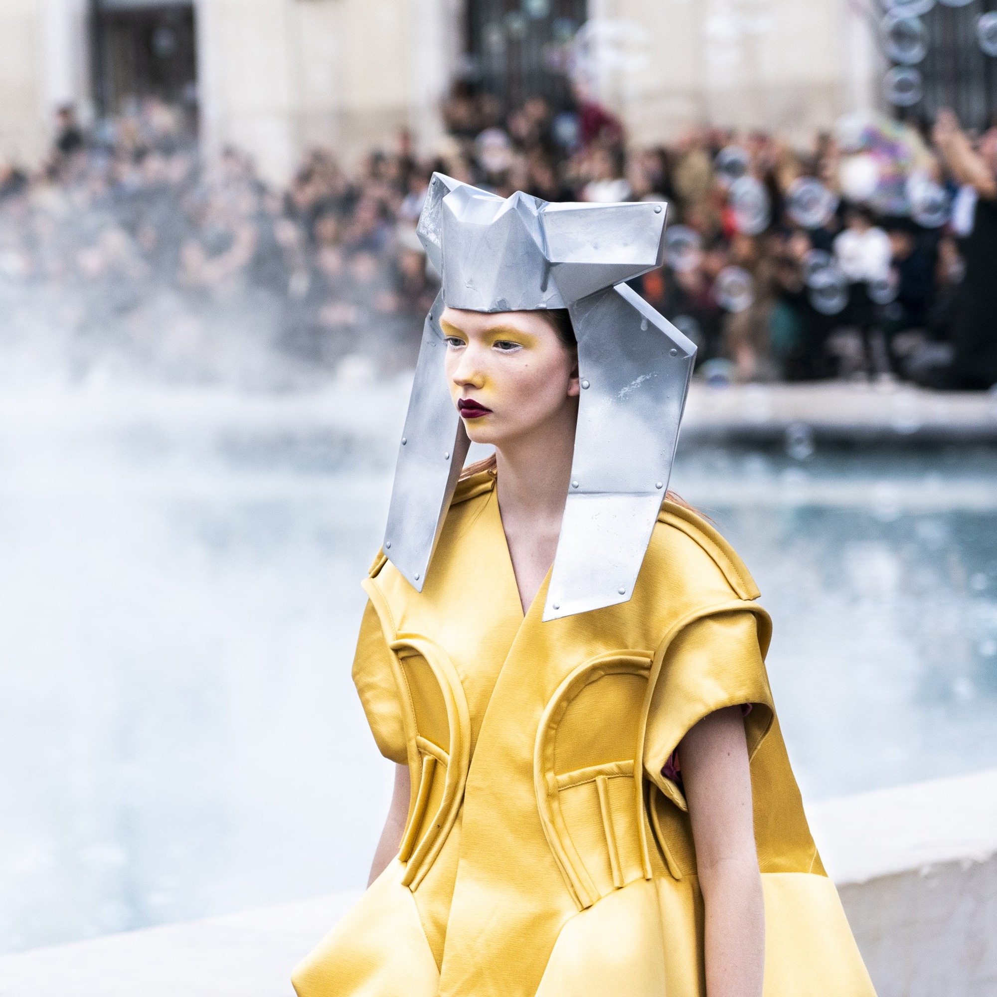 Polska modelka na pokazie Ricka Owensa - na wiosnę-lato 2020