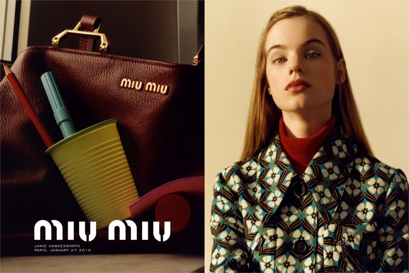 Estella Boersma i Miu Miu pre-fall 2015