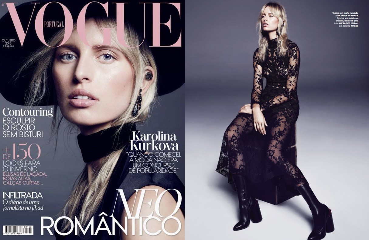 Marcin Tyszka i Karolina Kurkova dla „Vogue Portugal”