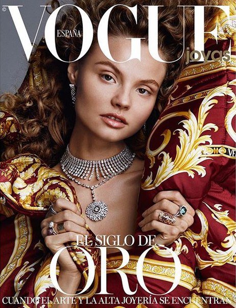 Królewska Magdalena Frąckowiak w Vogue España