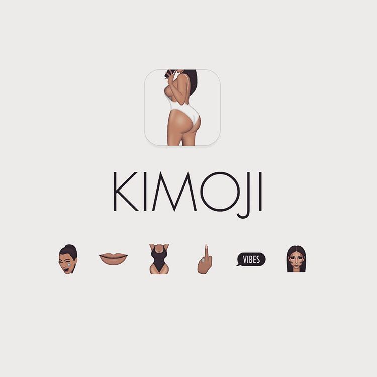 „Kimoji”, czyli emotikony od Kim Kardashian