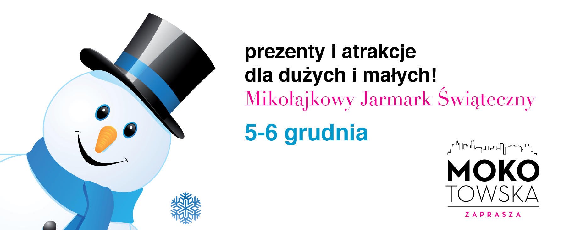 Zimowe Święto ulicy Mokotowskiej już 5-6 grudnia