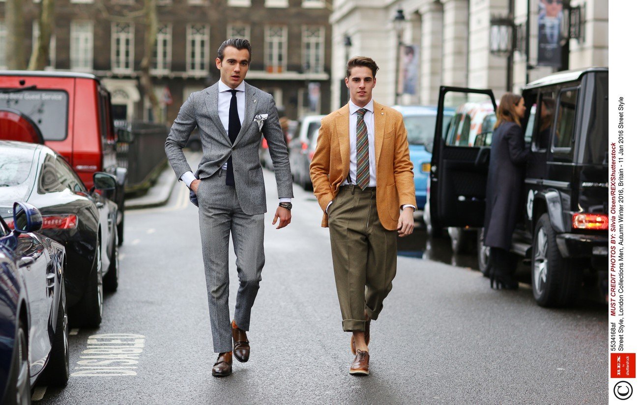 Street style: goście tygodnia mody męskiej w Londynie