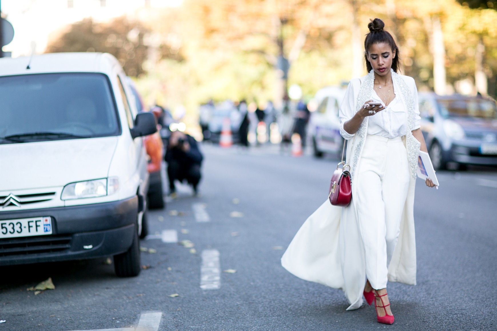 Street style: na biało