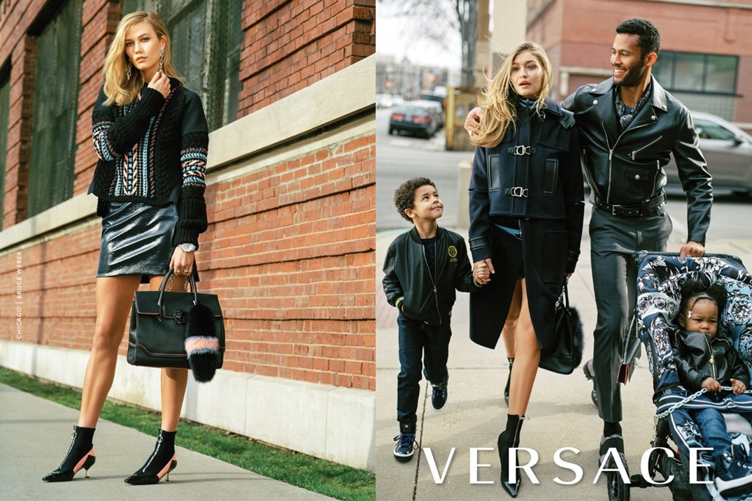 Gigi Hadid i Karlie Kloss mamami… w kampanii Versace