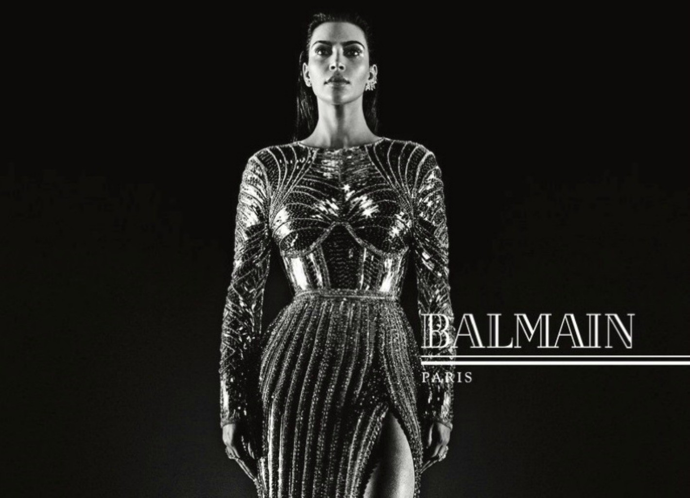 Kim Kardashian i Kanye West gwiazdami kampanii Balmain!