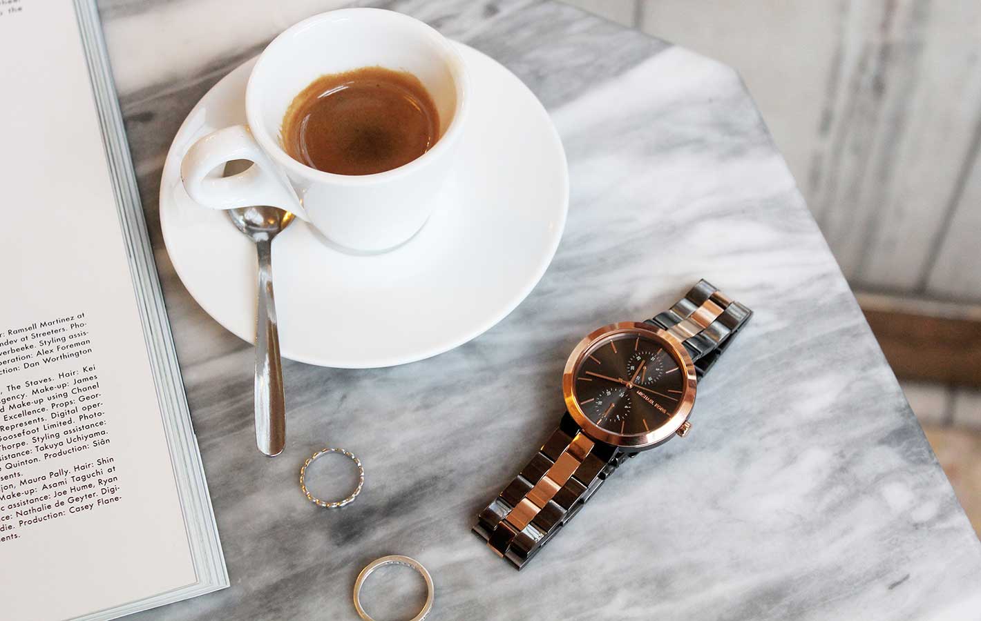 Klasyczny zegarek Michael Kors w stylizacji Olivii Kijo