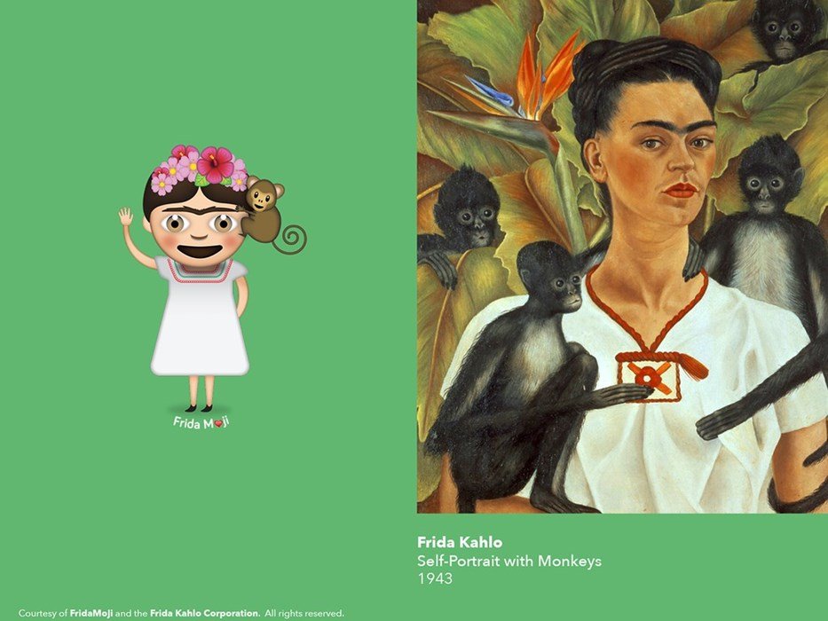 Poznajcie FridaMojis – emoji inspirowanie Fridą Kahlo. Bezbłędne!