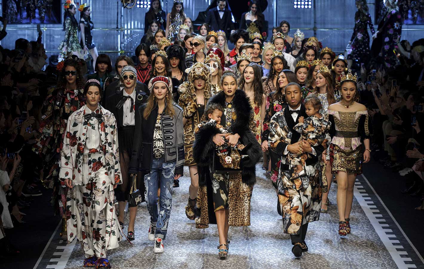 Millenialsi na wybiegu Dolce & Gabbana jesień-zima 2017