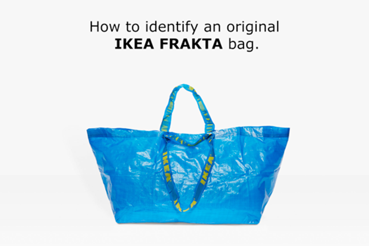 IKEA skomentowała torbę Balenciagi imitującą ich kultowy produkt. I zrobiła to wyśmienicie!
