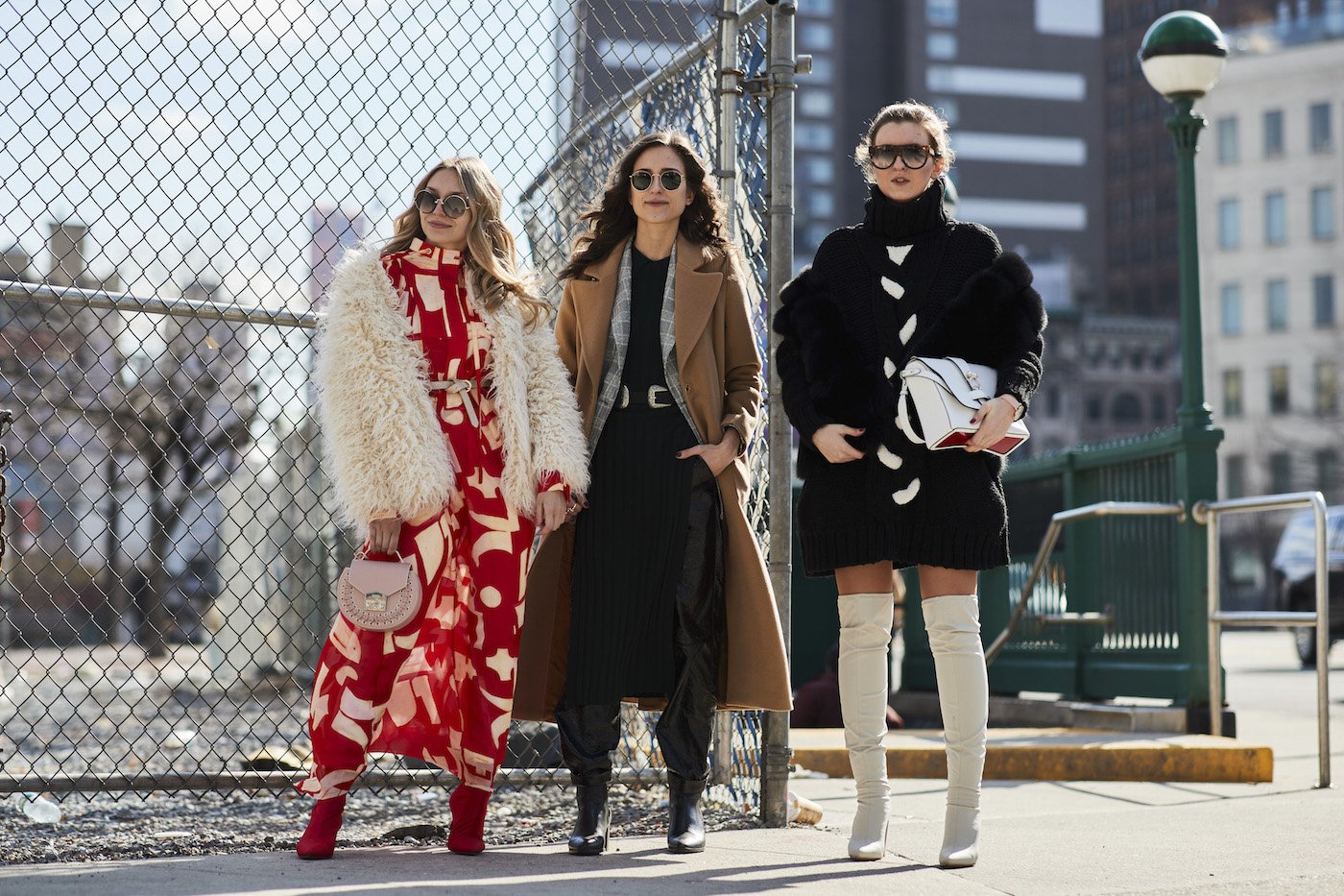 Streetstyle podczas nowojorskiego tygodnia mody jesień-zima 2018