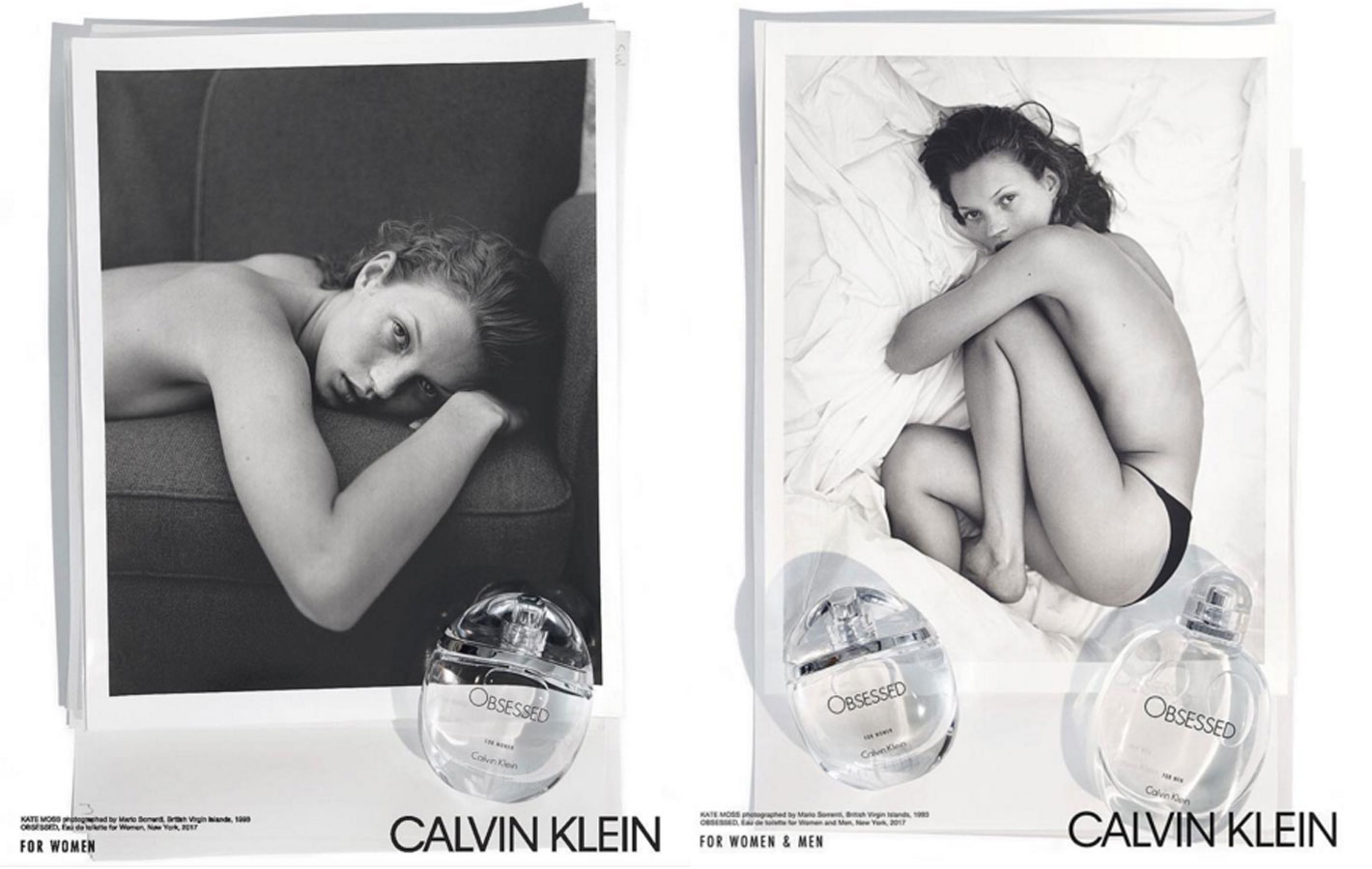 Archiwalne zdjęcia Kate Moss w kampanii nowego zapachu Calvin Klein