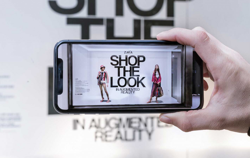Witajcie w przyszłości, Zara wprowadza rozszerzoną rzeczywistość do swoich sklepów