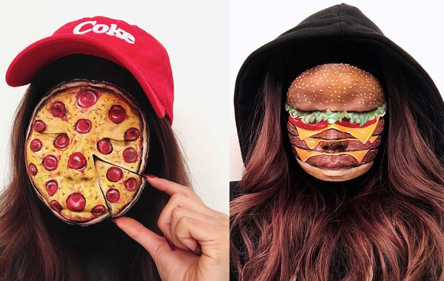 Mimi Choi: makijażystka, która potrafi zmieniać swoją twarz w jedzenie z fast foodu