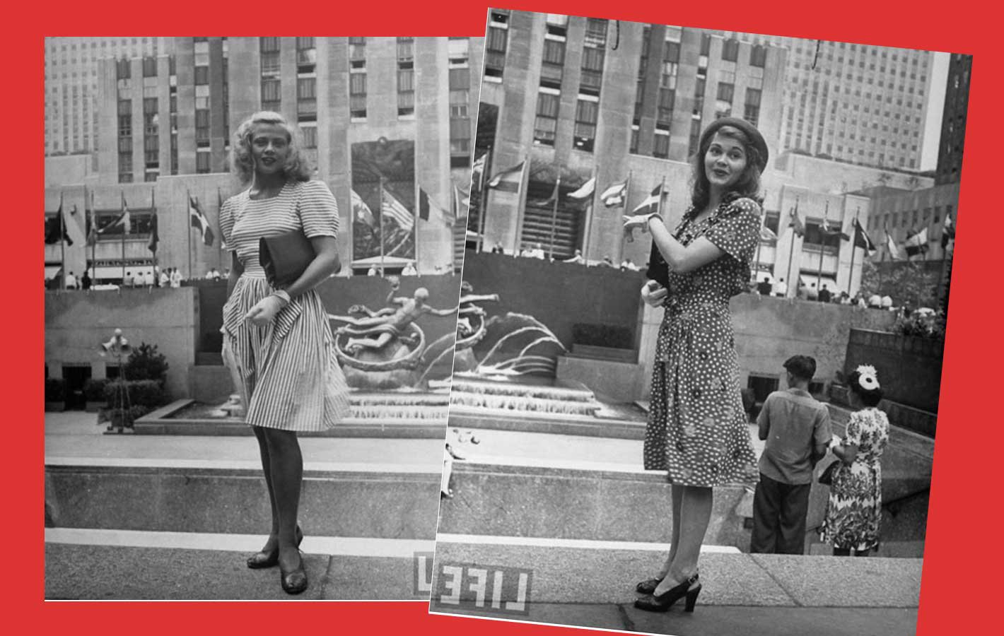 Street Style z ulic Nowego Jorku z lat 40.