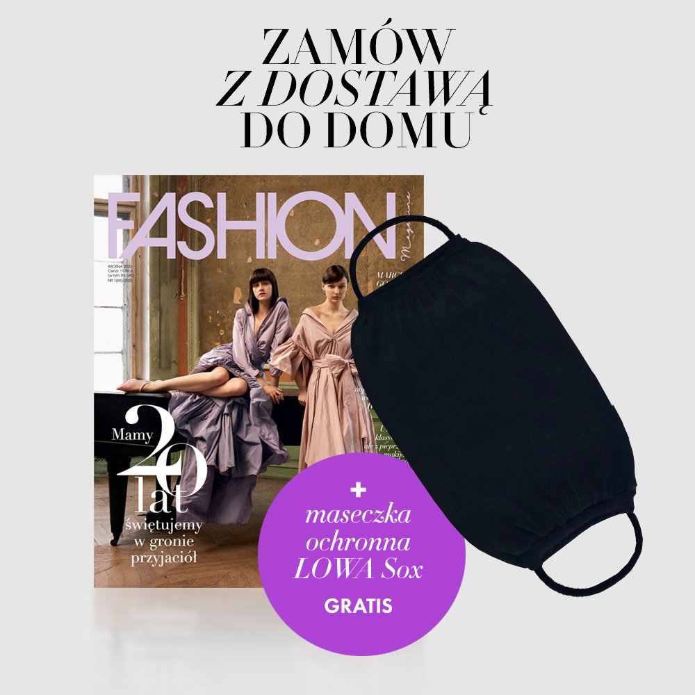 Fashion Magazine z dostawą do domu i maseczką ochronną LOWA Sox (gratis)