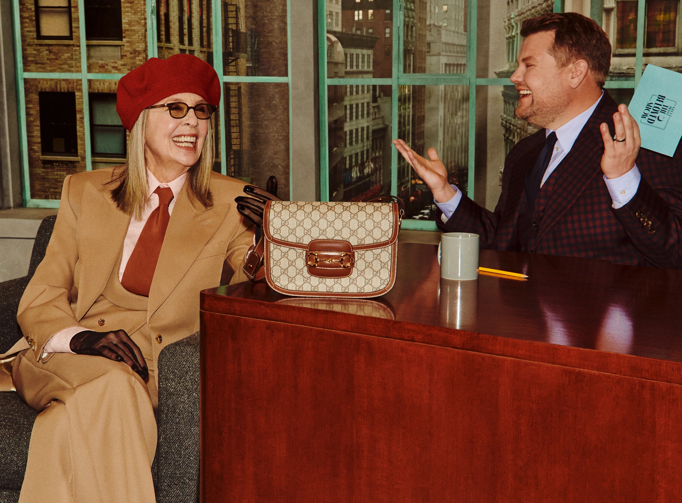 Diane Keaton, Harry Styles i Dakota Johnson w nowej kampanii Gucci