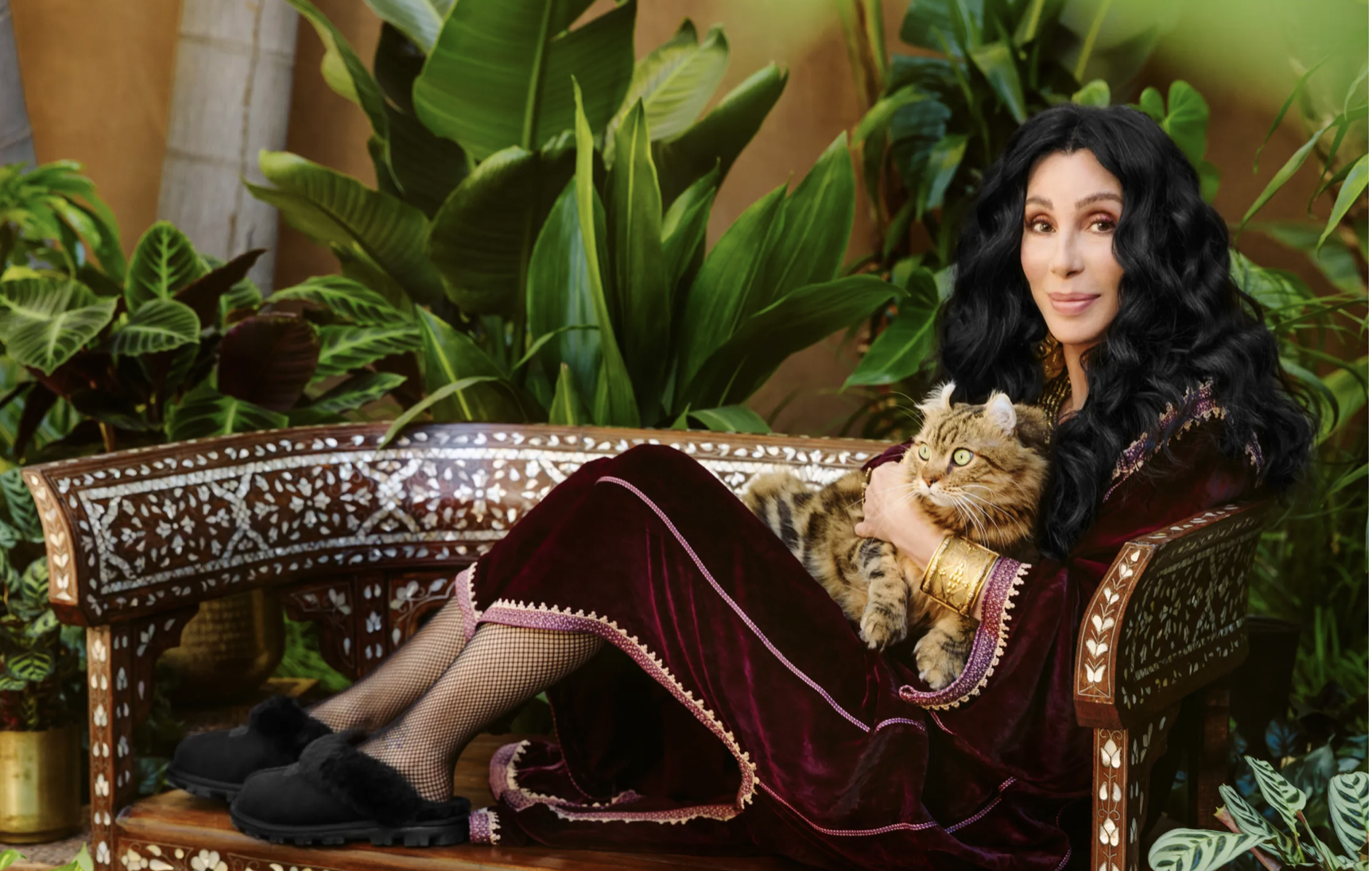 Cher w kampanii UGG