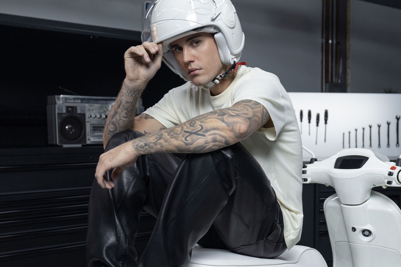 Model Vespy powstały przy współpracy z Justiniem Bieberem