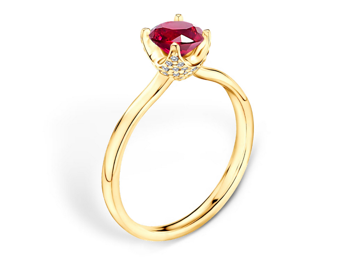 Jedyny w swoim rodzaju pierścionek zaręczynowy z brylantem? Zaprojektuj go według własnego pomysłu!