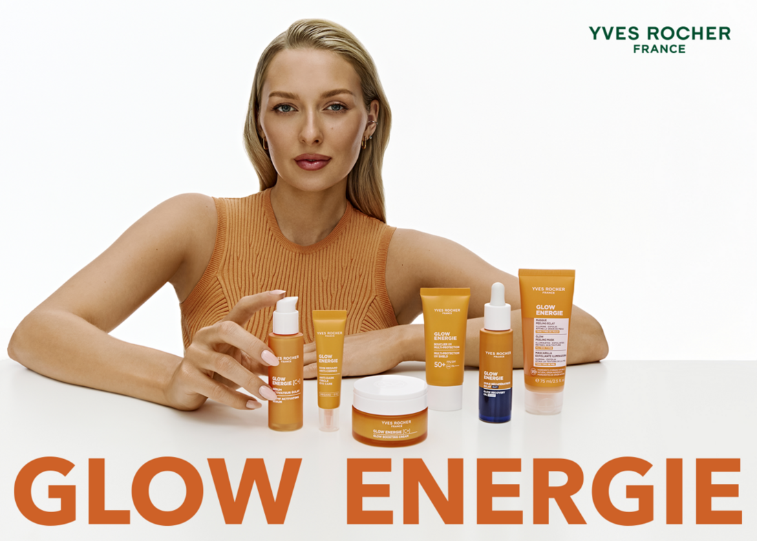 Oliwia Misztal w kampanii GLOW ENERGIE marki Yves Rocher