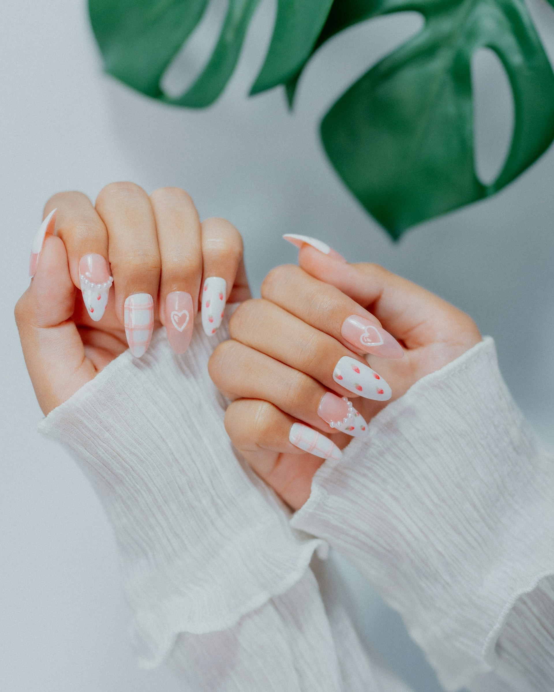 Manicure walentynkowy 2025