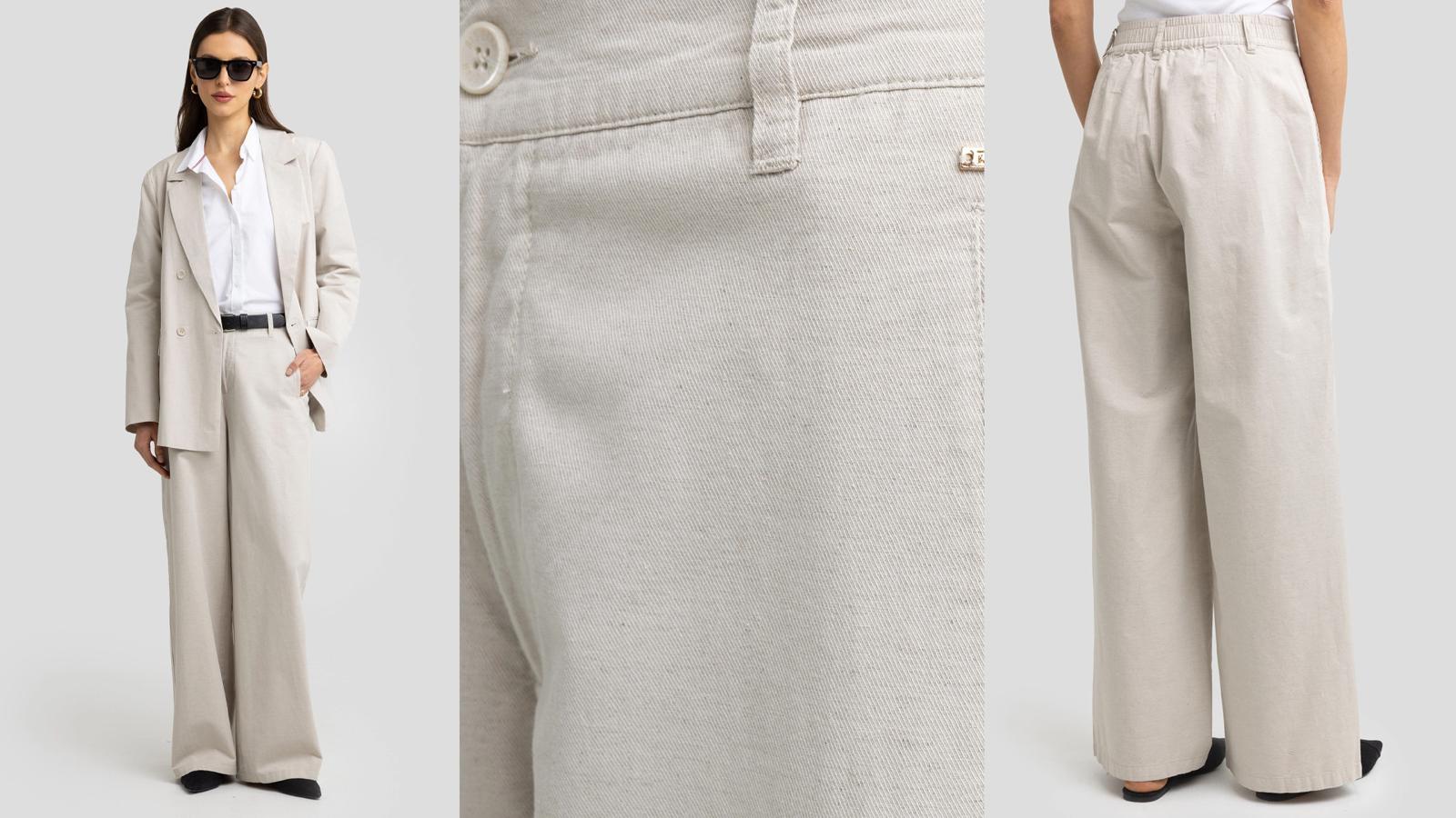 Spodnie damskie materiałowe – dlaczego stały się nieodzownym elementem kobiecej garderoby opartej na&nbsp;elegancji i&nbsp;wygodzie? 